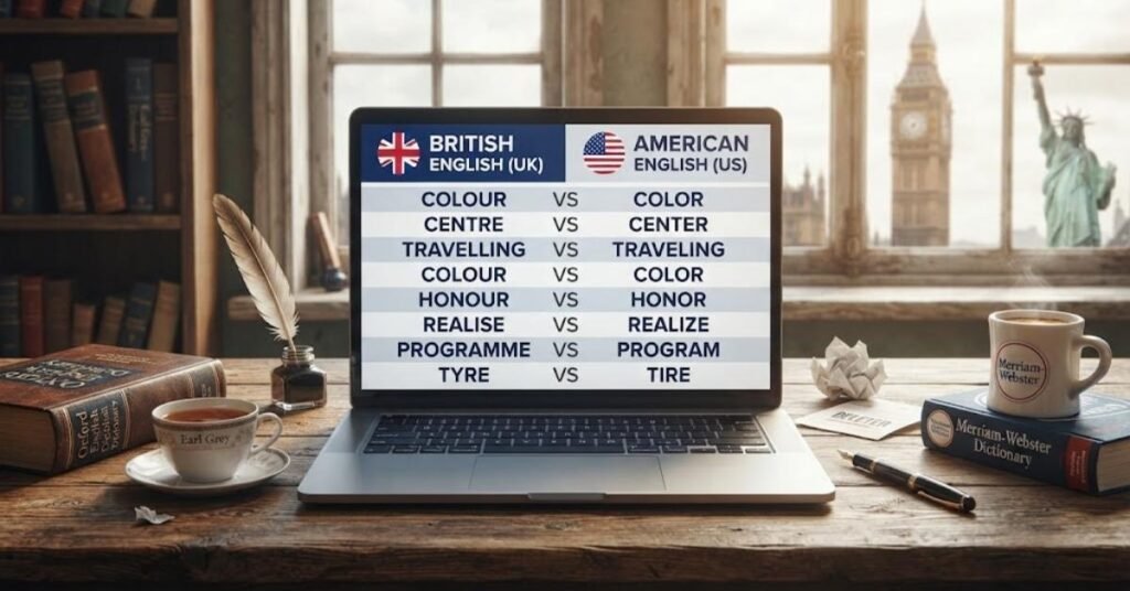 British English vs American English Spelling