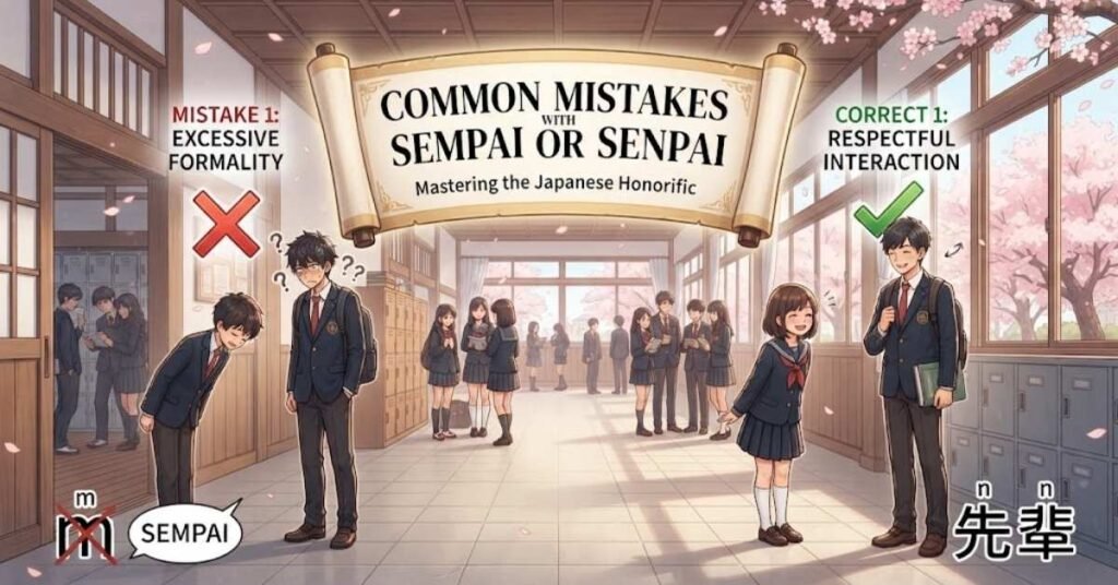 Common Mistakes with Sempai or Senpai