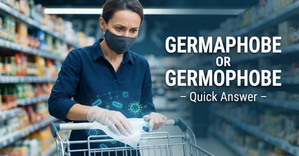 Germaphobe or Germophobe – Quick Answer