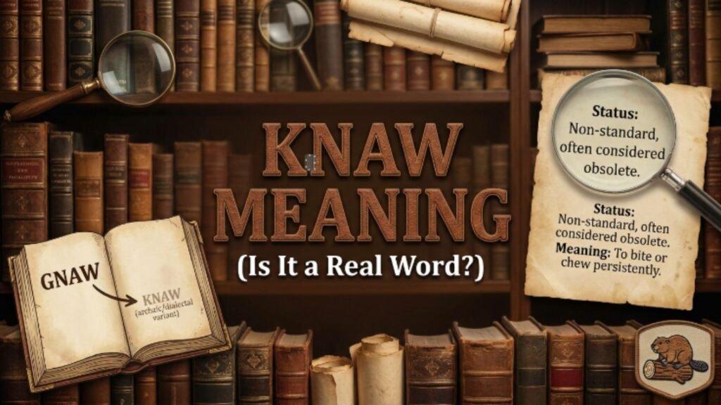 Knaw Meaning (Is It a Real Word?)
