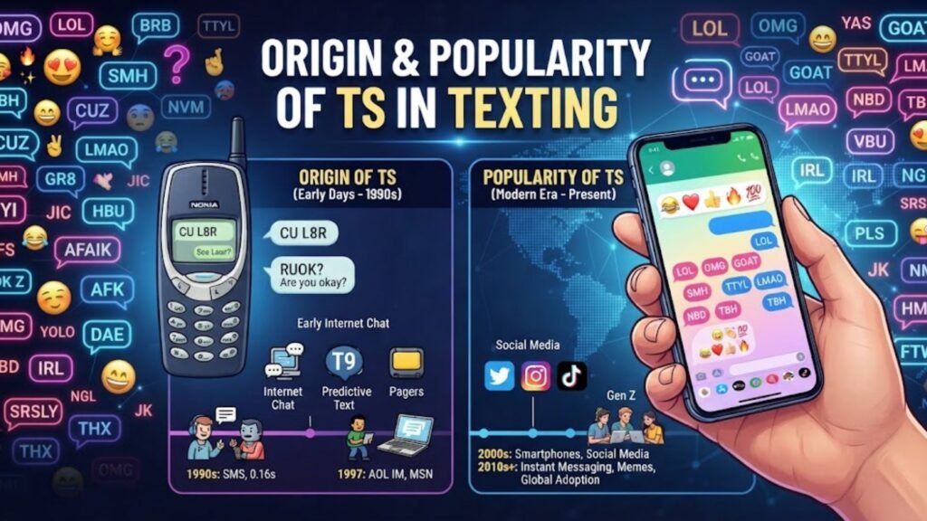 Origin and Popularity of TS in Texting