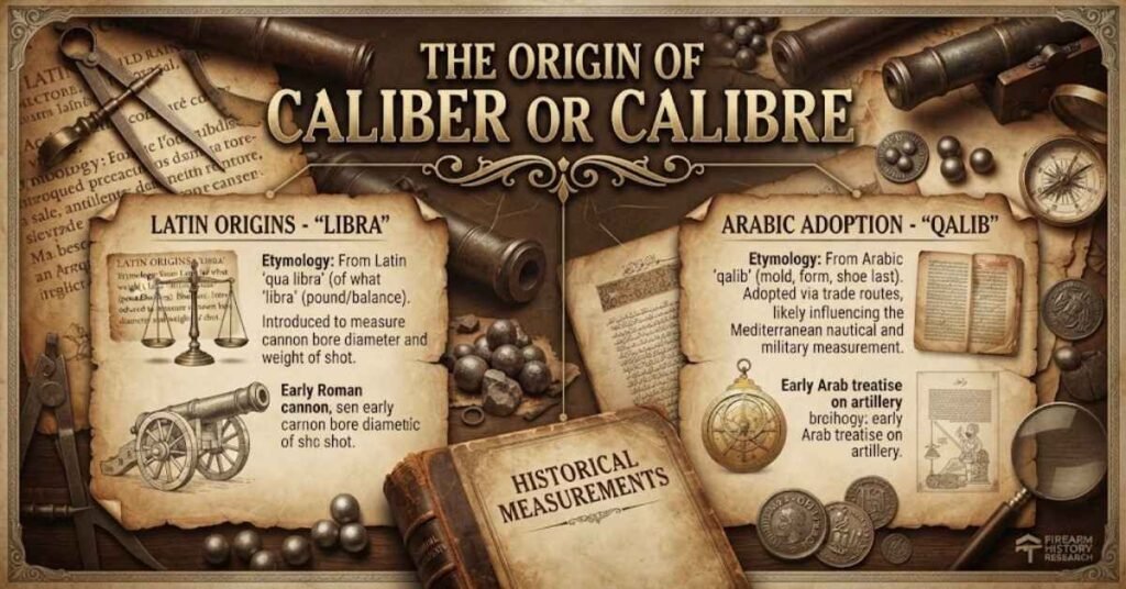 The Origin of Caliber or Calibre