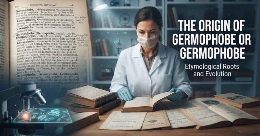 The Origin of Germaphobe or Germophobe