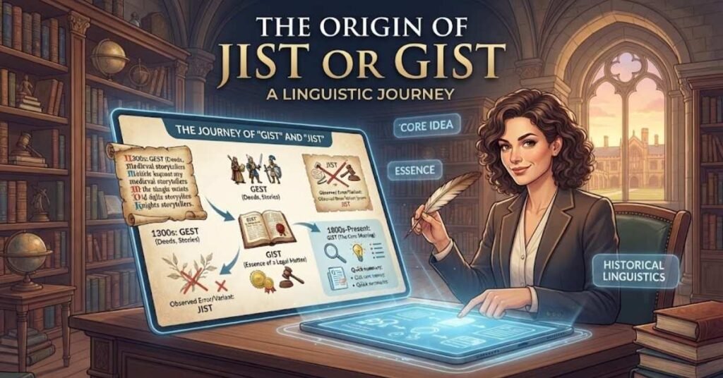 The Origin of Jist or Gist