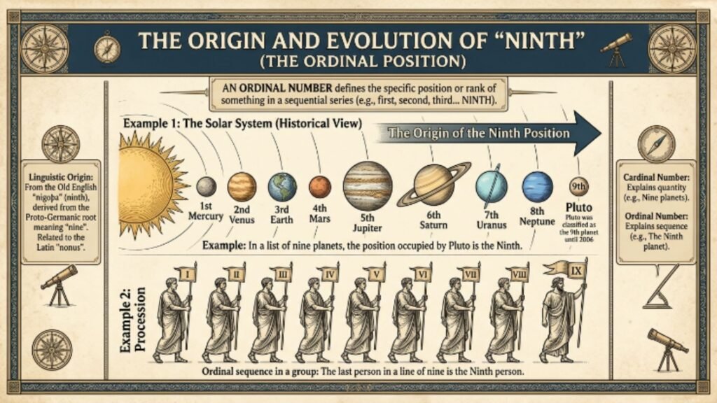 The Origin of Nineth or Ninth