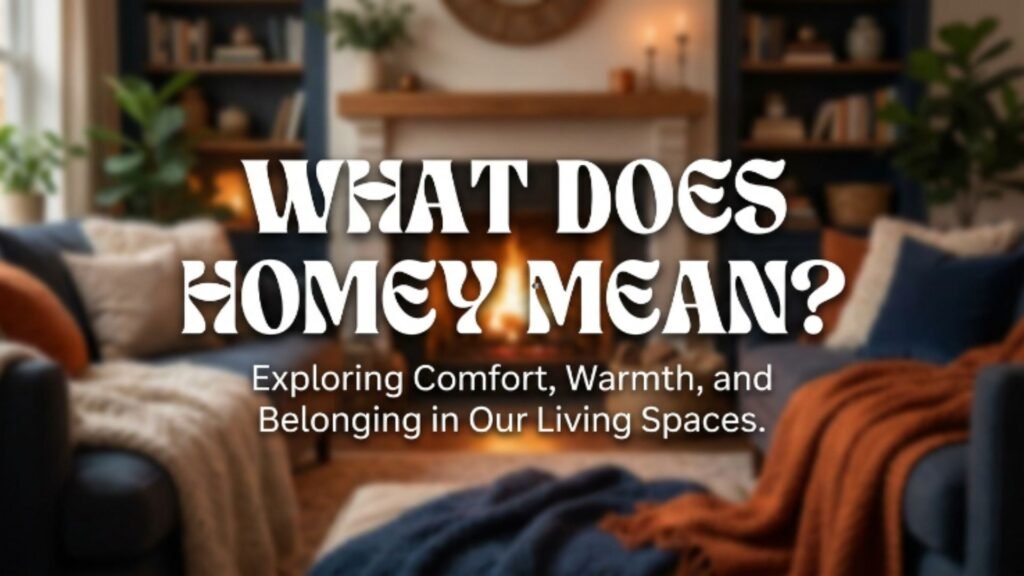 What Does Homey Mean?